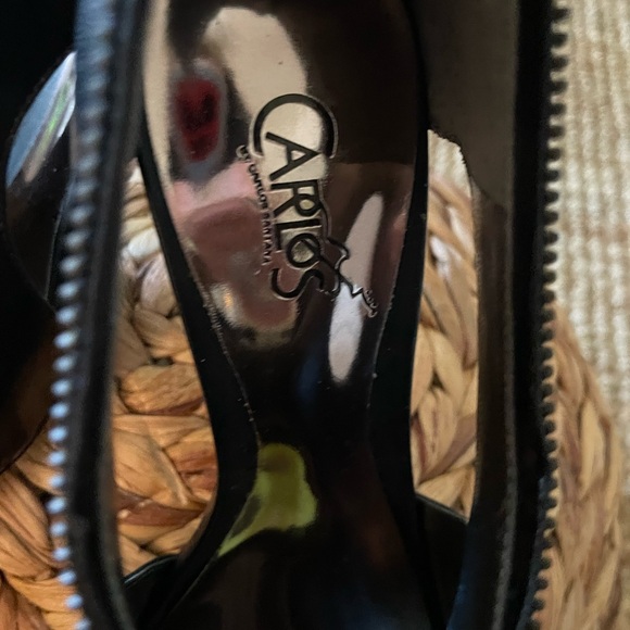 Carlos open toes pumps with a 4” heel size 5.5 - Picture 6 of 10